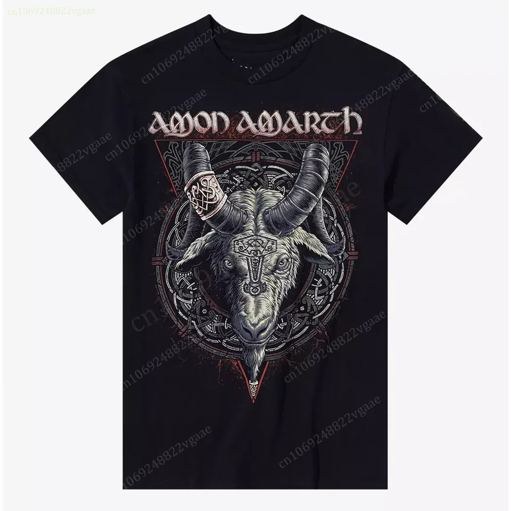 Summer Amon Amarth Heidrun T Shirt Men Kids Women Vintage Cotton Short Sleeve Tee Clothes Rock Band Music Album