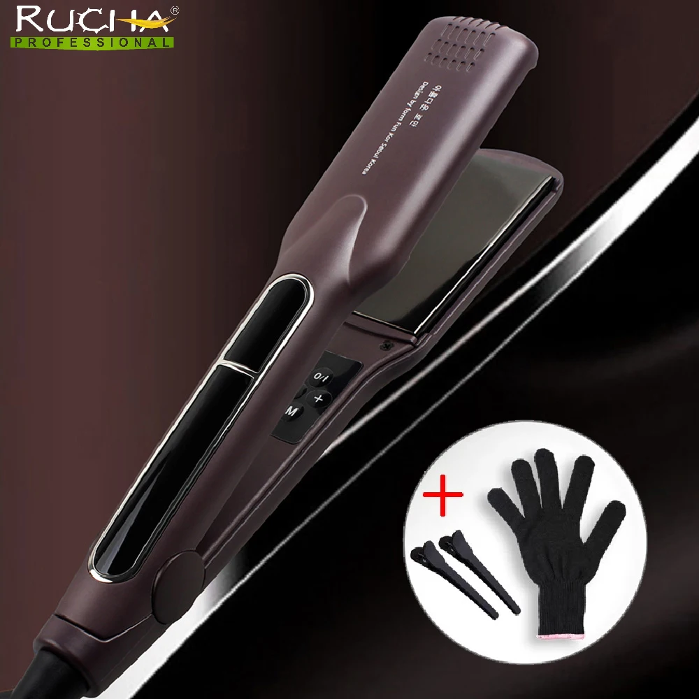 MCH Hair Straightener Fast Warm-up Floating Professional Ceramic Hair Plank Keratin Dry and Wet Hair Styling Tools