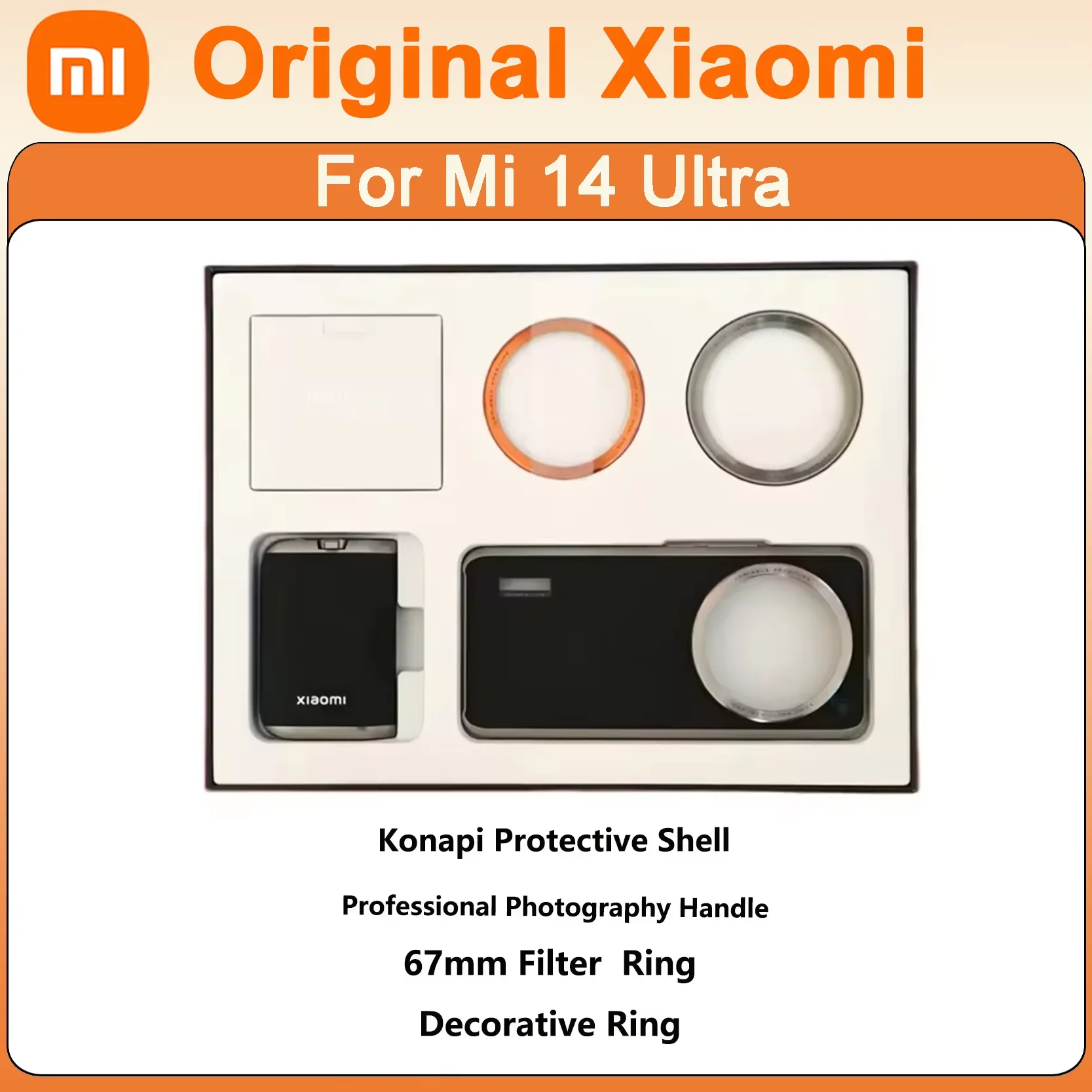 

Original Xiaomi 14 Ultra Professional Photography Set Includes Wireless Len Handle Case Dedicated for Xiaomi 14 Ultra Phone