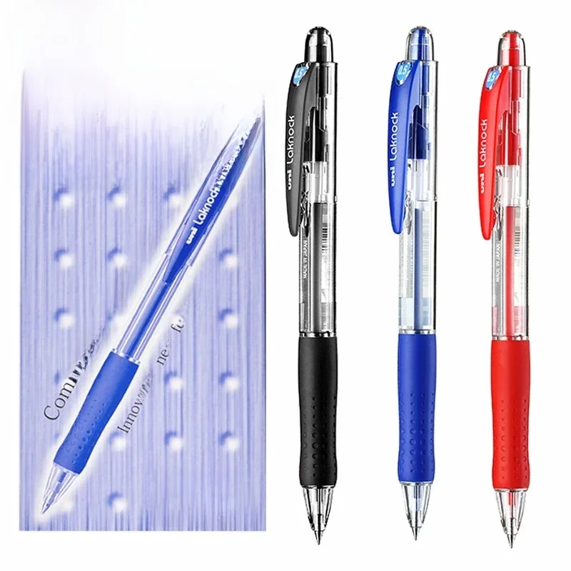 5/12 szt. Japoński długopis Uni SN-100 do pisania dla uczniów, płynny, szybkoschnący, 0,5 mm/0,7 mm, czarny, czerwony, niebieski, artykuły szkolne i biurowe — zdjęcie produktu 7