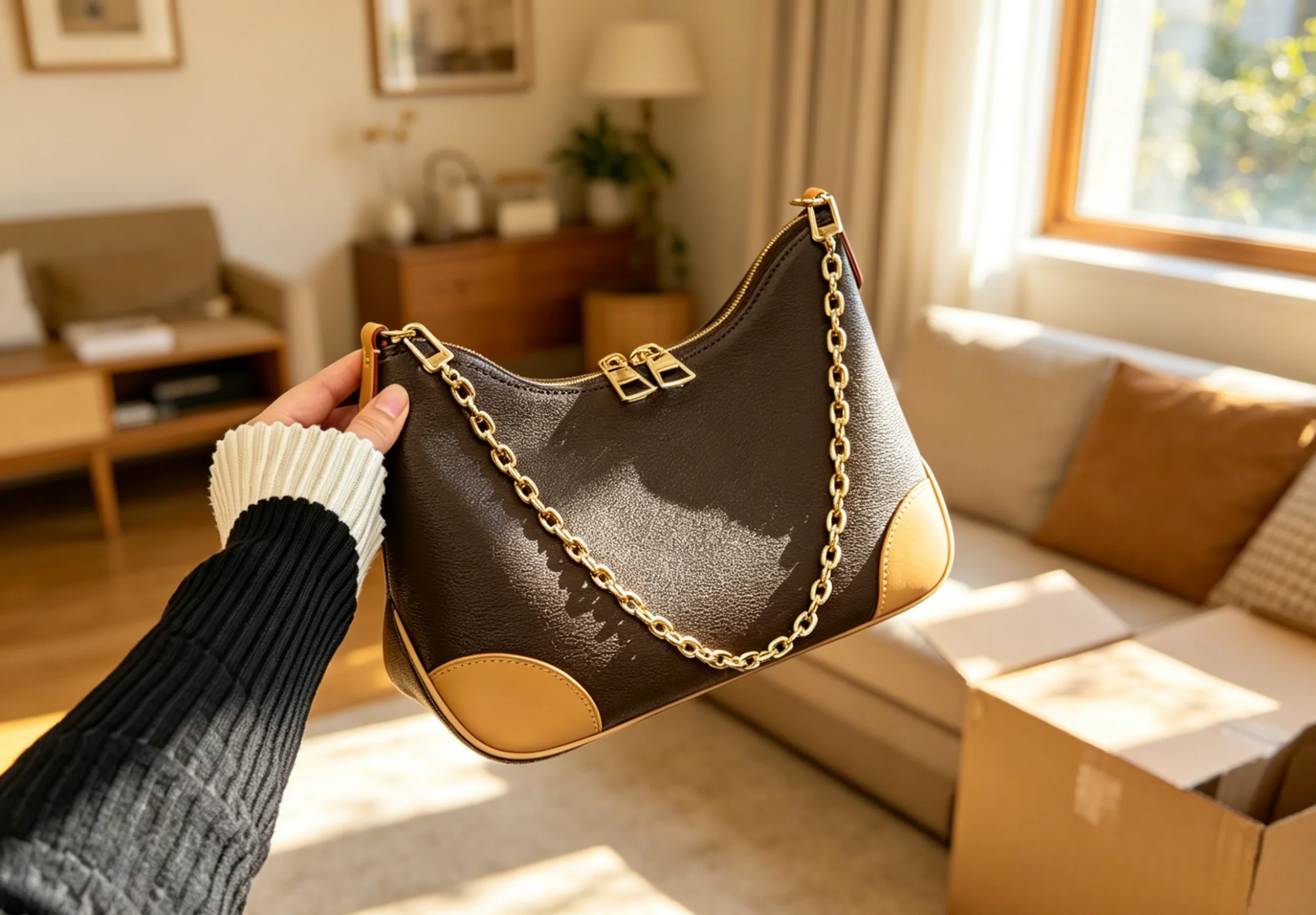 

2026 Size: 29X16 cm no box New Model Versatile and Fashionable PU Leather Bag - Durable,High-Quality and Affordable