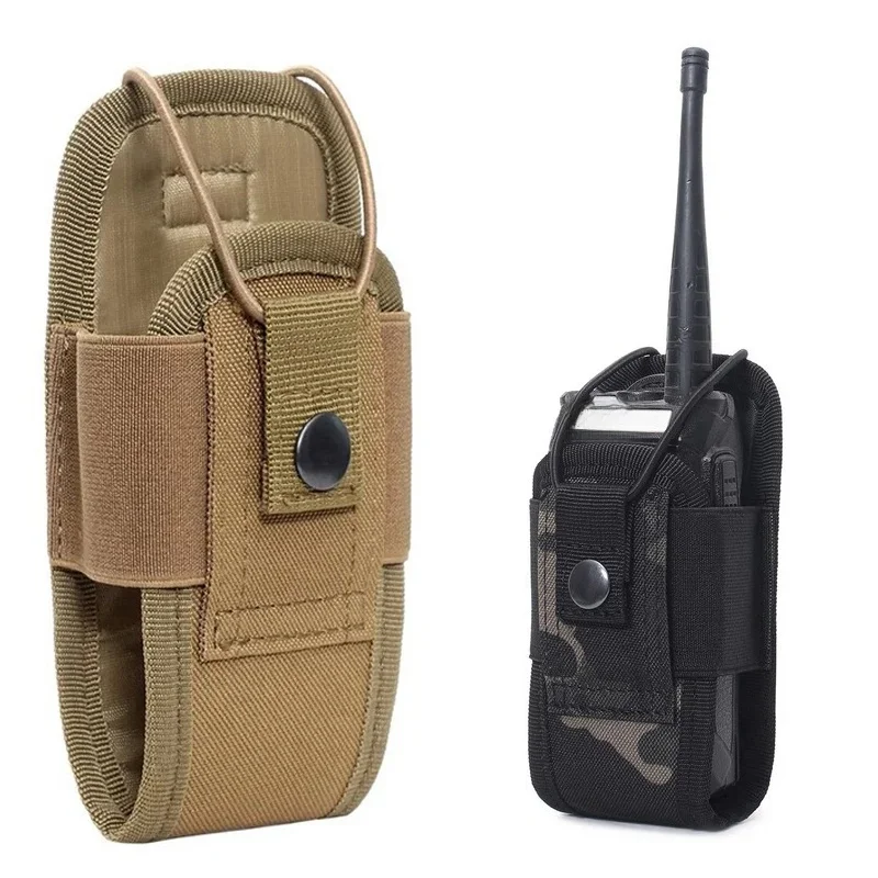 Nowa taktyczna torba na radio 1000D myśliwska Walkie Talkie uchwyt domofon torba do zawieszania Molle nylonowa kieszeń na magazynek — zdjęcie 2