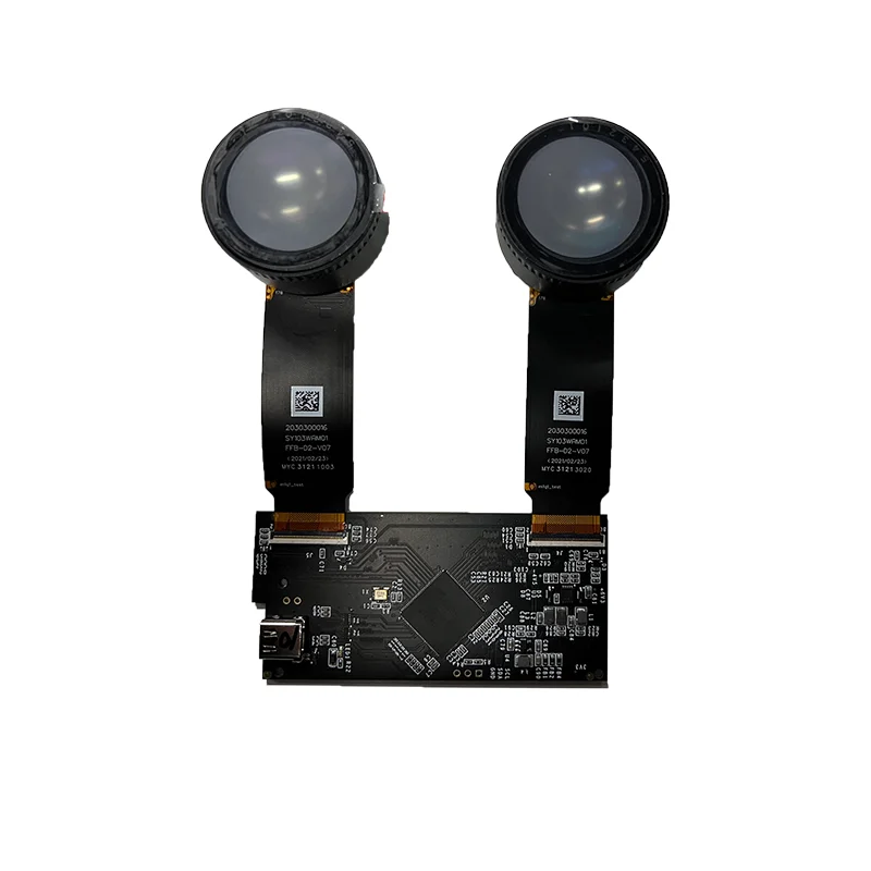 SeeYA pancake diopter adjust +1D~-5D fov 90 degree optical module VR Pancake Optical Module with 2560x2560 micro OLED display