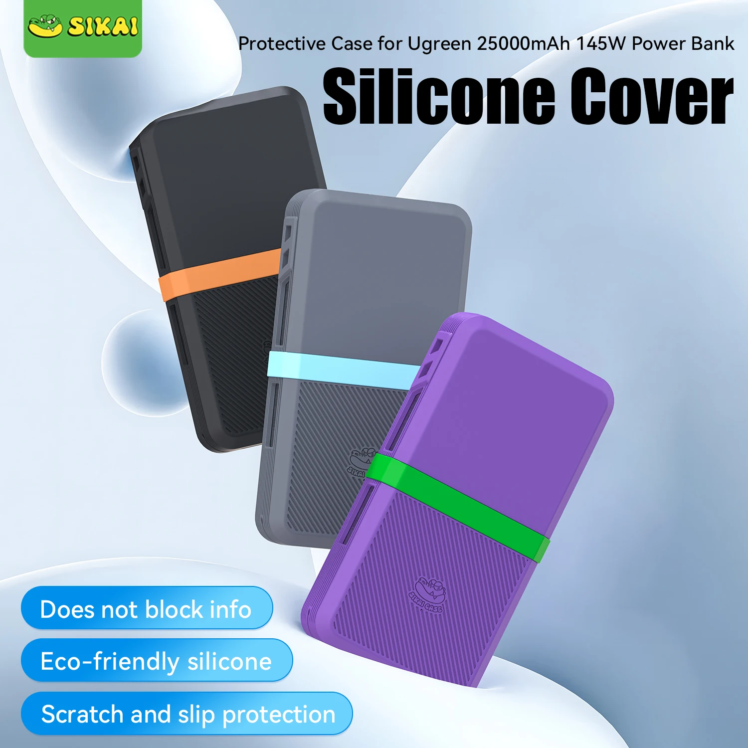 

SIKAI Case for UGREEN 145W 25000mAh PowerBank(ugreen PB205)Shockproof Precise Cutouts Full Access & Button Protection
