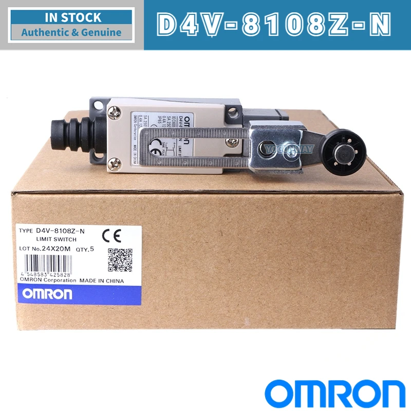 OMRON Limit Switch D4V-8108SZ-N Original New Authentic 8104SZ-N 8107Z-N 8166Z 8111Z 8112Z 8122Z Series for Industrial Use