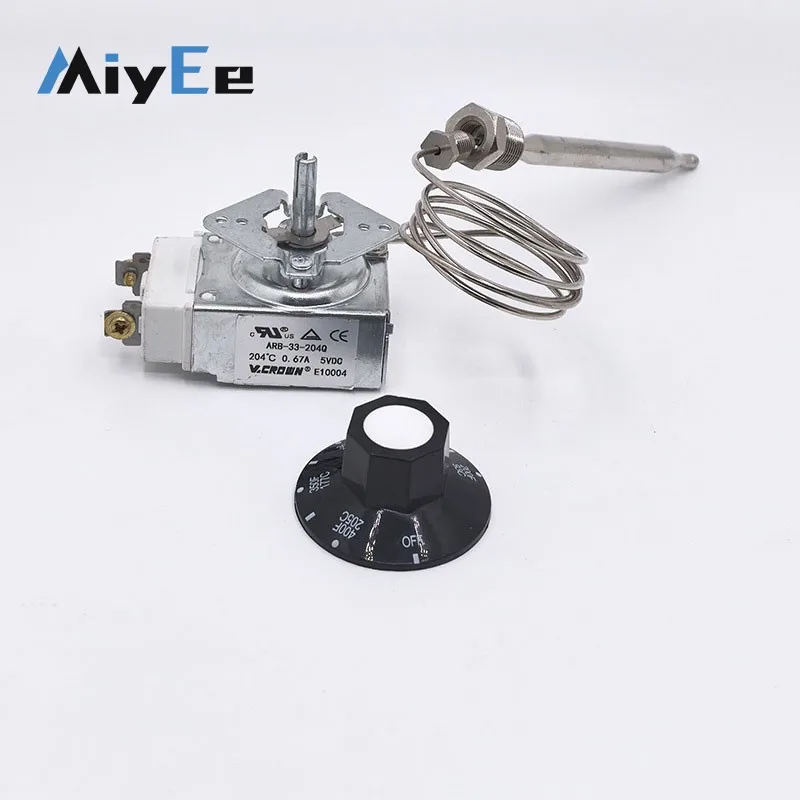 ARB-33-204Q Fryer Thermostat RX-1-36 Replacement 204°C 0.67A 5V DC (3/8