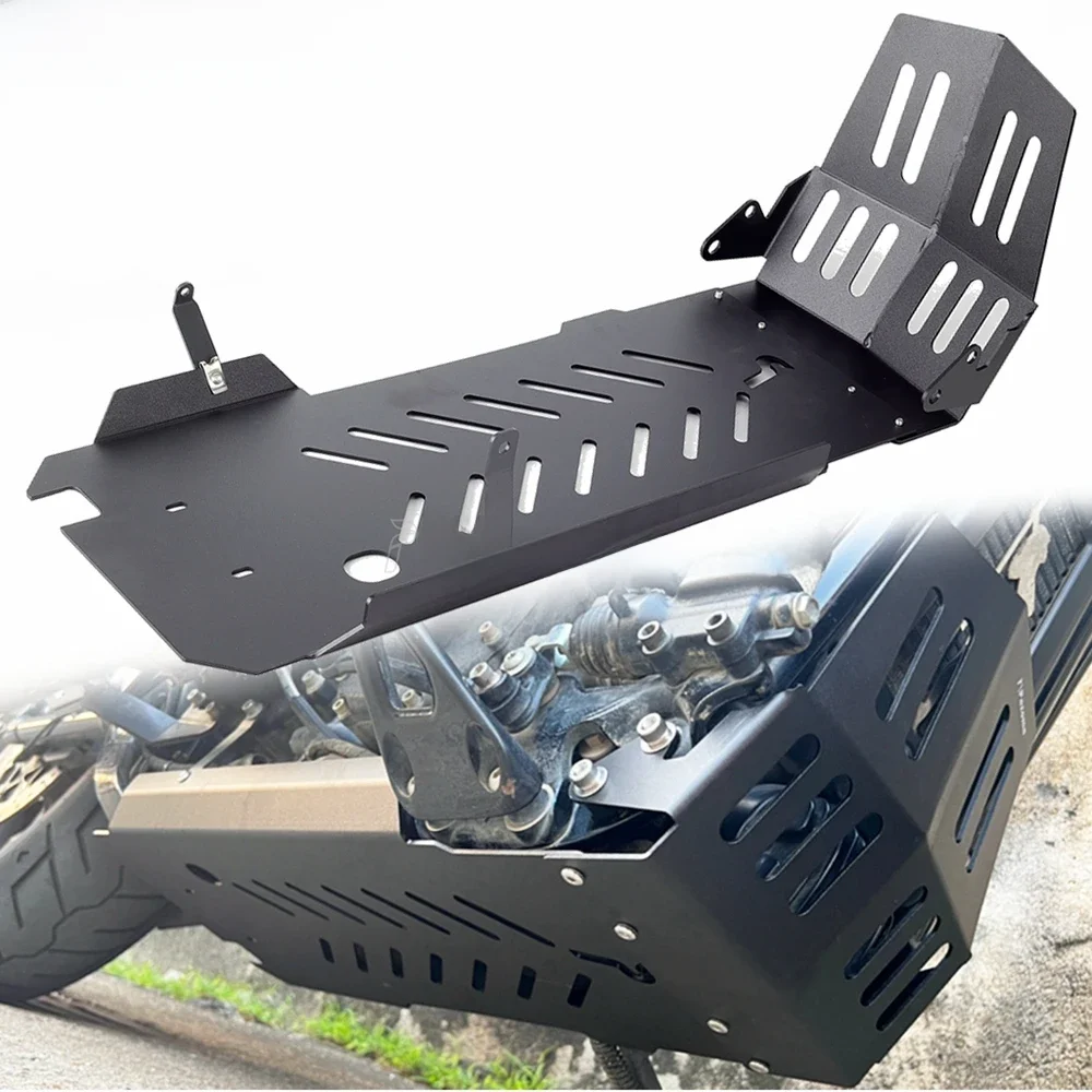 Plaque de protection moteur en aluminium pour Harley Softail M8, 3mm, 2018-2023, Fat Boy, Street Bob, Low Rider, ST S, installation