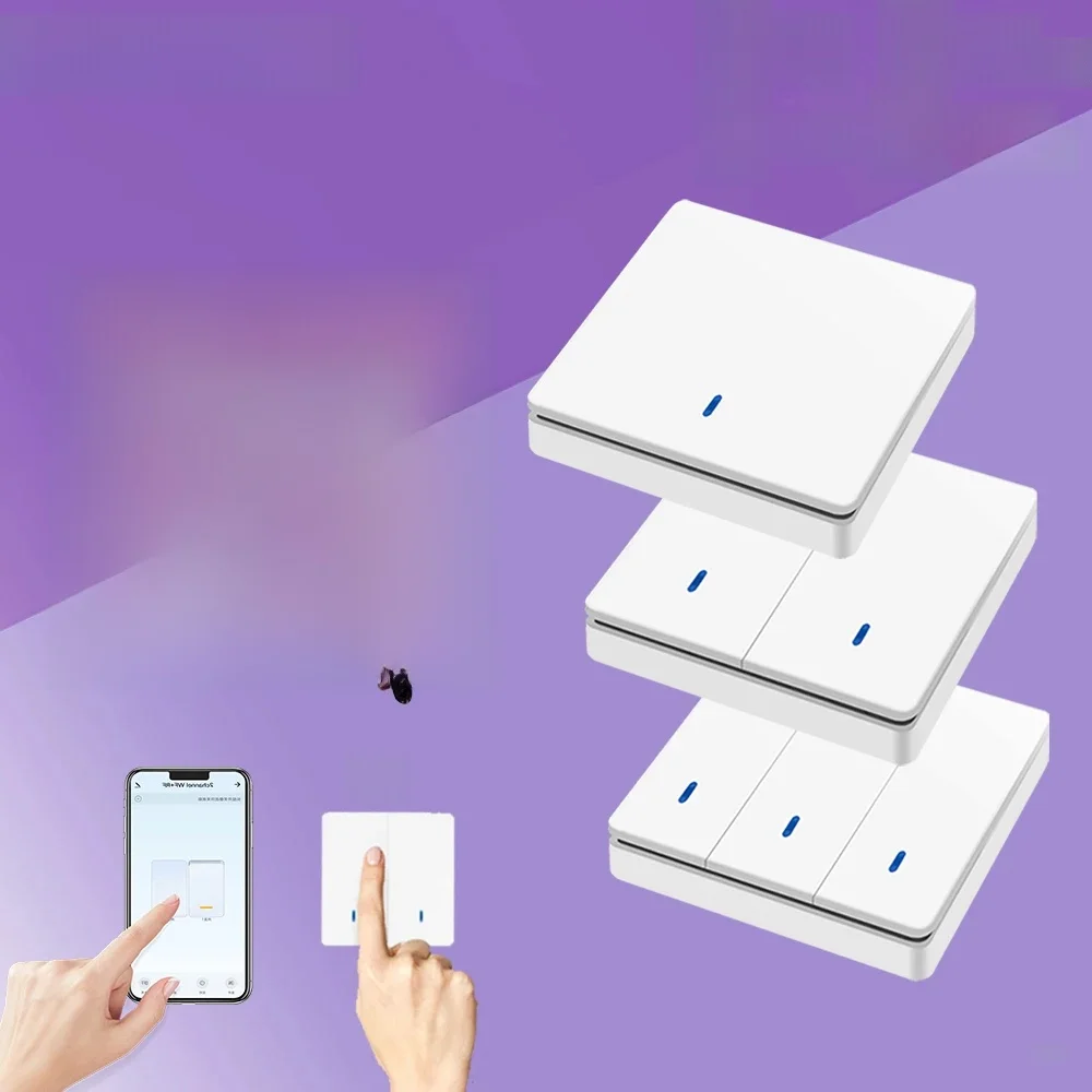 Inteligentny domowy bezprzewodowy pilot WiFi RF do sterowania światłem, przekaźnik z suchym stykiem DC 12V 24V do uniwersalnego zamka elektronicznego drzwi garażowych — zdjęcie produktu 7
