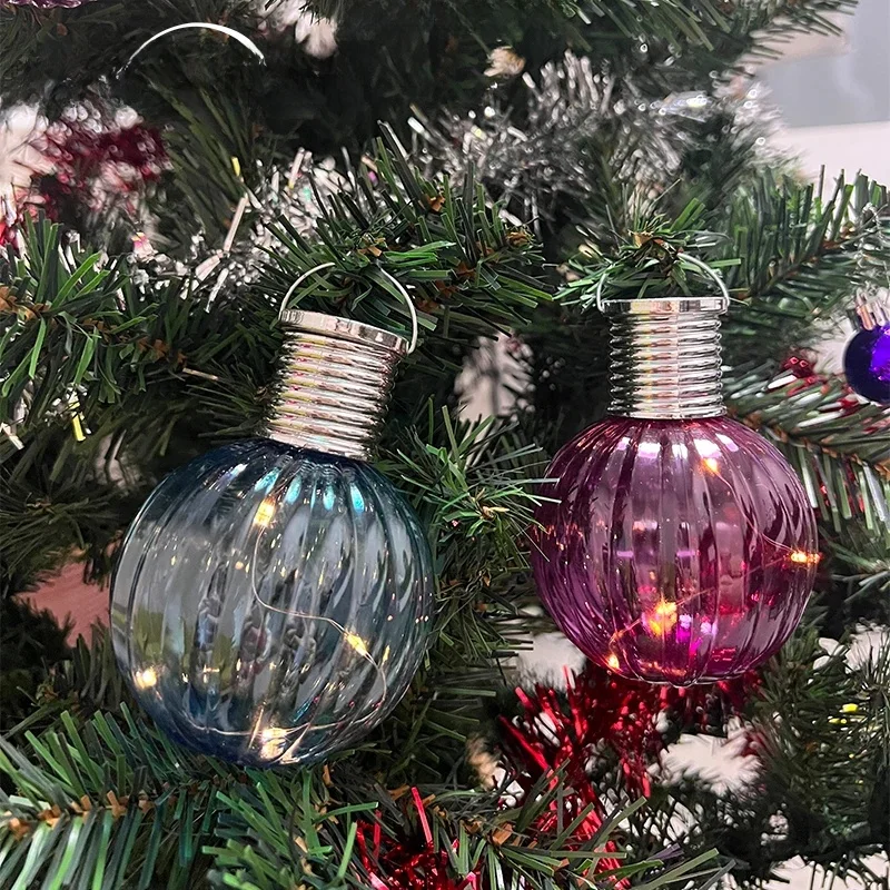 Solar Lights Outdoor Globe String Bulb Patio Hanging Light Waterproof Landscape Lighting Garden Pergola Bistro Deck Summer Decor