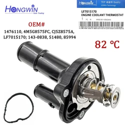 Engine Coolant Thermostat Housing Assembly For Ford Fusion Focus Taurus Explorer Escape 2.0L 2013-2018 Lincoln 902-682 1476110