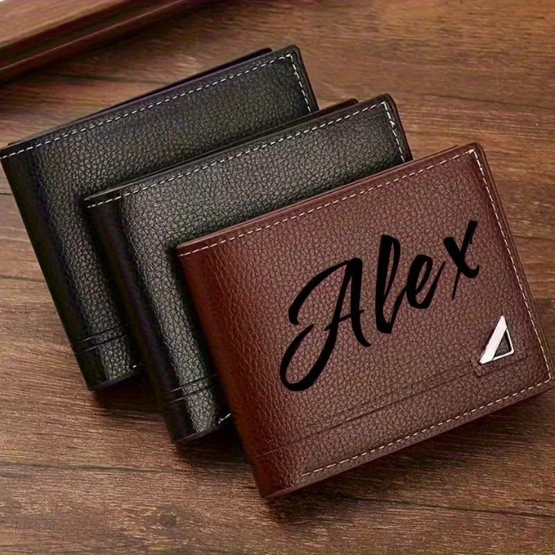 1pc Men'S Faux Leather Wallet - Large Capacity, Multi-Card Slots | Ideal for ID, Credit Cards And Cash