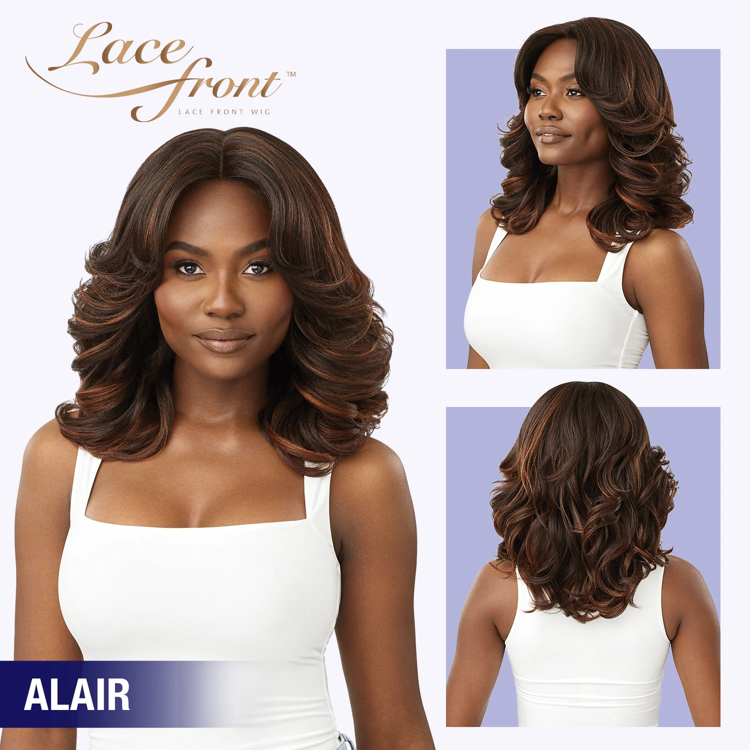 Outre Synthetic HD Lace Front Wig Glueless Alair
