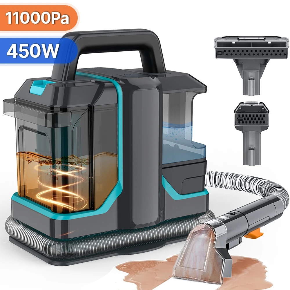 Spot Cleaner 750W 11/15KPa Handheld Tapijtreiniger voor Sofa Gordijn Spray Zuig Geïntegreerde Machine Huishoudelijke Schone Machine
