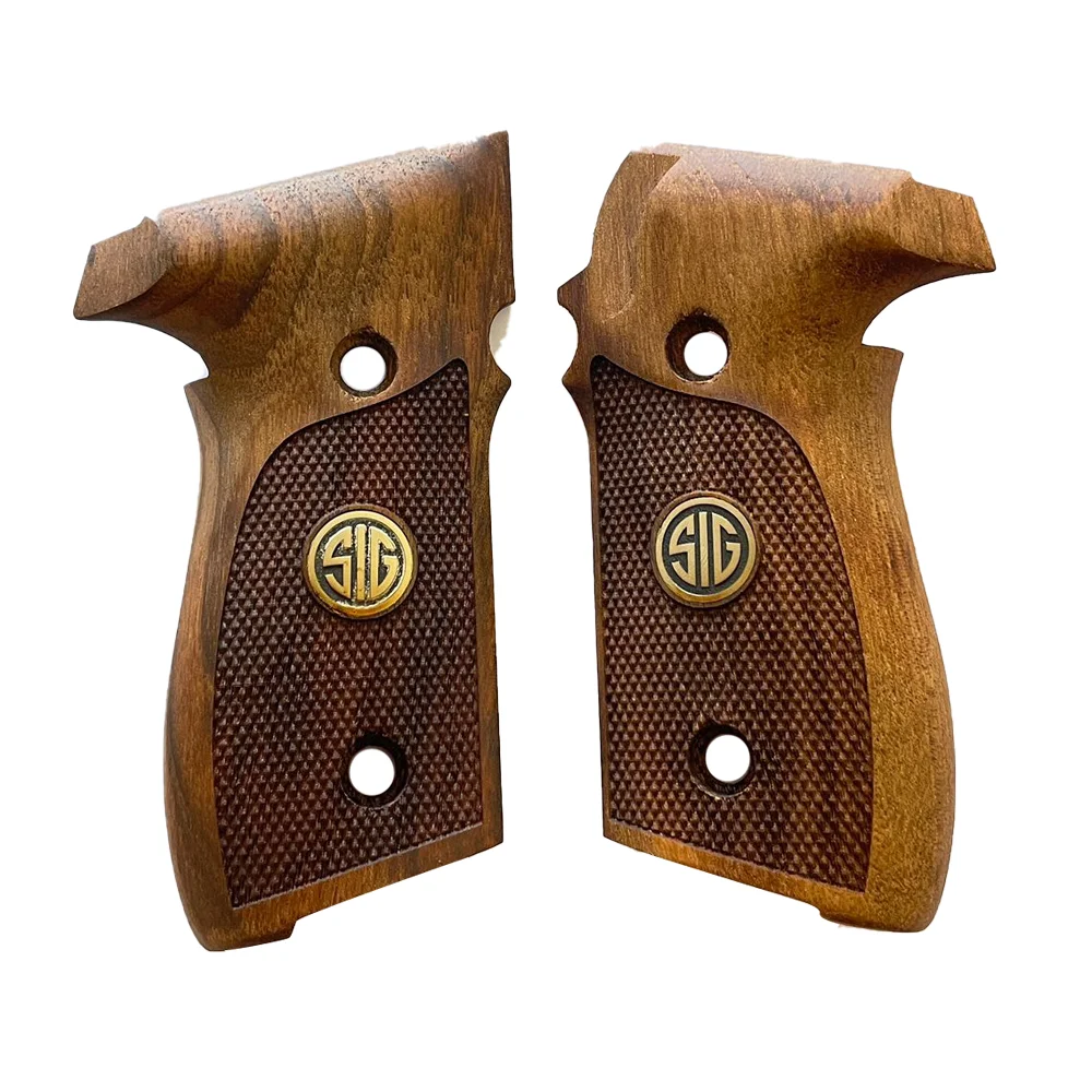 Salvatore Walnut Pistol Grip for Sig Sauer P229 One Set Including 3 Grips 12 Screws Buy 3 Pay 2 and Get Free 12 Pieces Screws