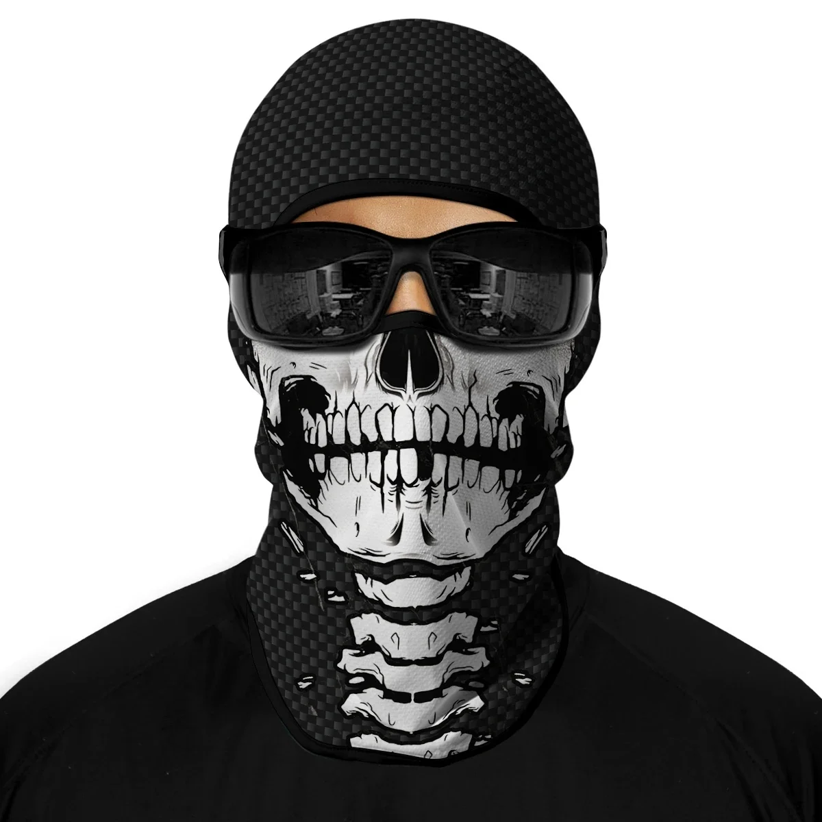 AliExpress Motorcycle 3D Balaclava Full Face Mask Outdoor Bike Headwear Ghost Skull Face Protector Ski Helmet Liner for Men and Women