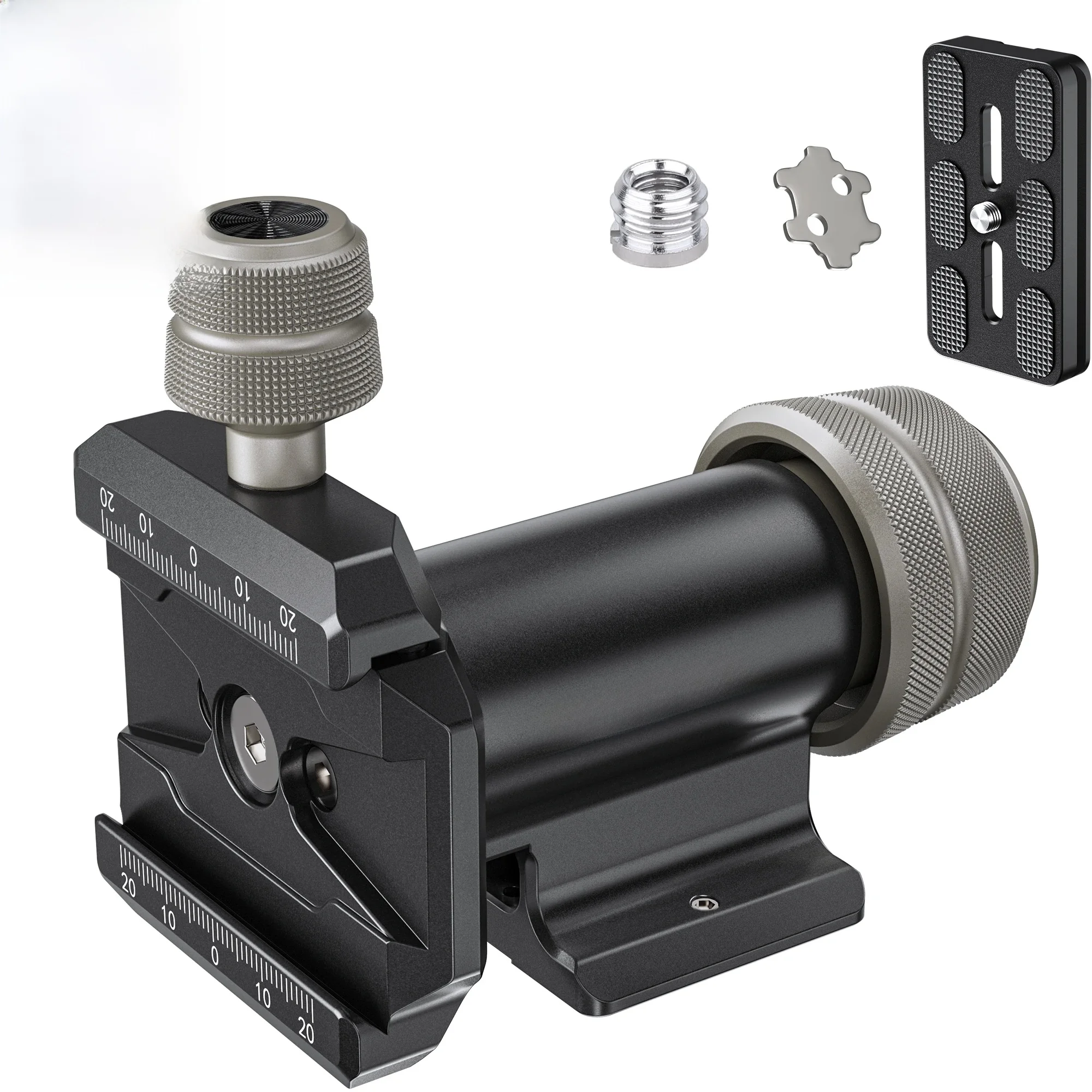 WEYLLAN Mono Gimbal Head z płytką szybkiego zwalniania Arca Swiss do statywu monopodowego z długimi obiektywami teleobiektywowymi PH3 Maksymalne obciążenie 10 kg — zdjęcie produktu 7