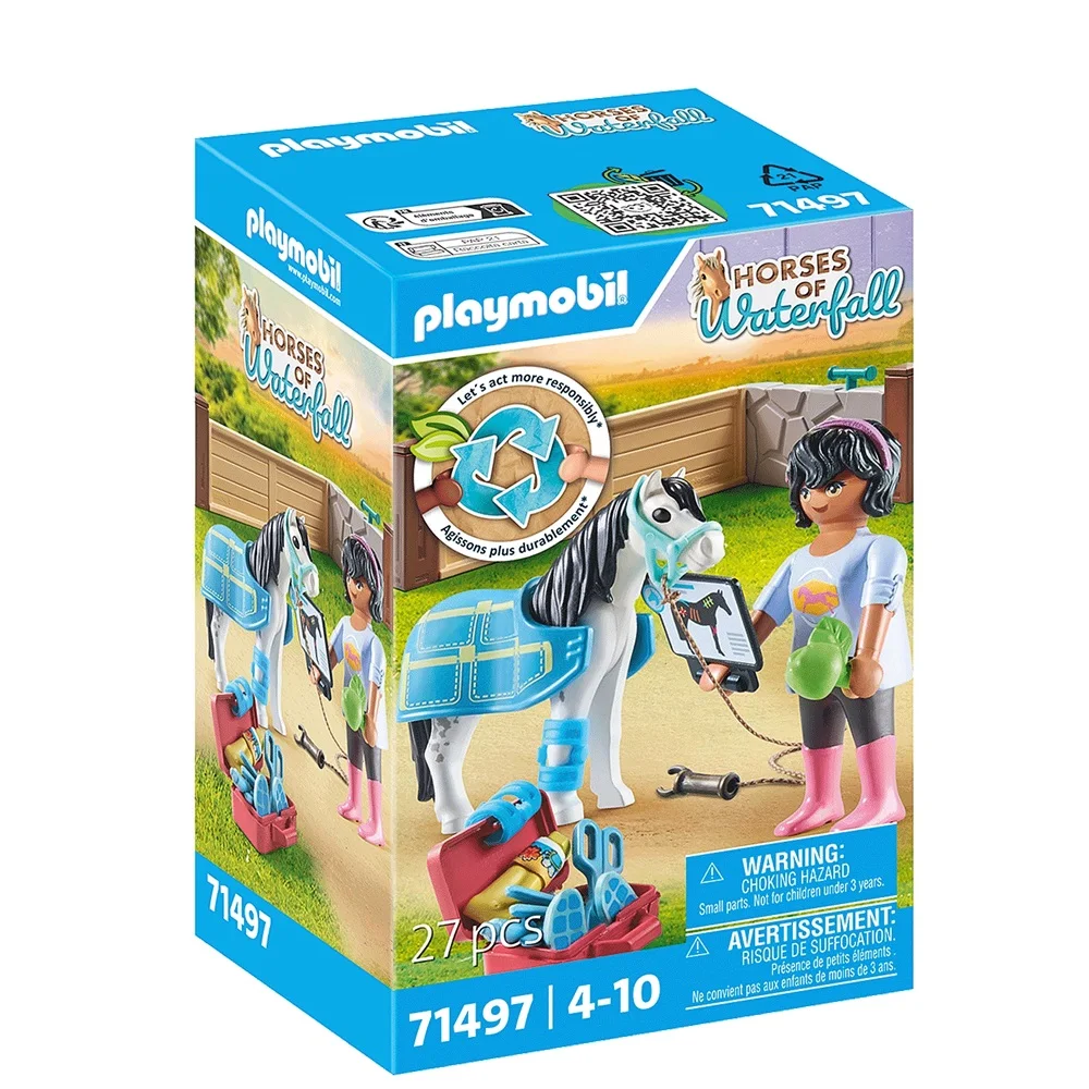 PLAYMOBIL - HORSE THERAPIST, 71497, original, toys, boys, girls, gifts, collector, figures, dolls, store, with box, new, man, woman, official license, clicks, famobil