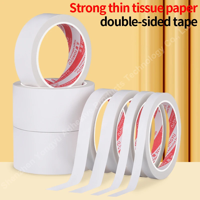 Hot Melt Based Double Sided Tape Temperature Resistance Double-sided Adhesive Tape Self Adhesive Double Face Tissue Paper Tape