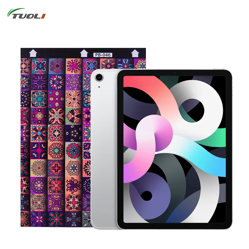 TUOLI 11inch Big Size 3D Curved Protective Intelligent Colorful Tablet Back Cover Sticker Skin Sheet Films for ipad