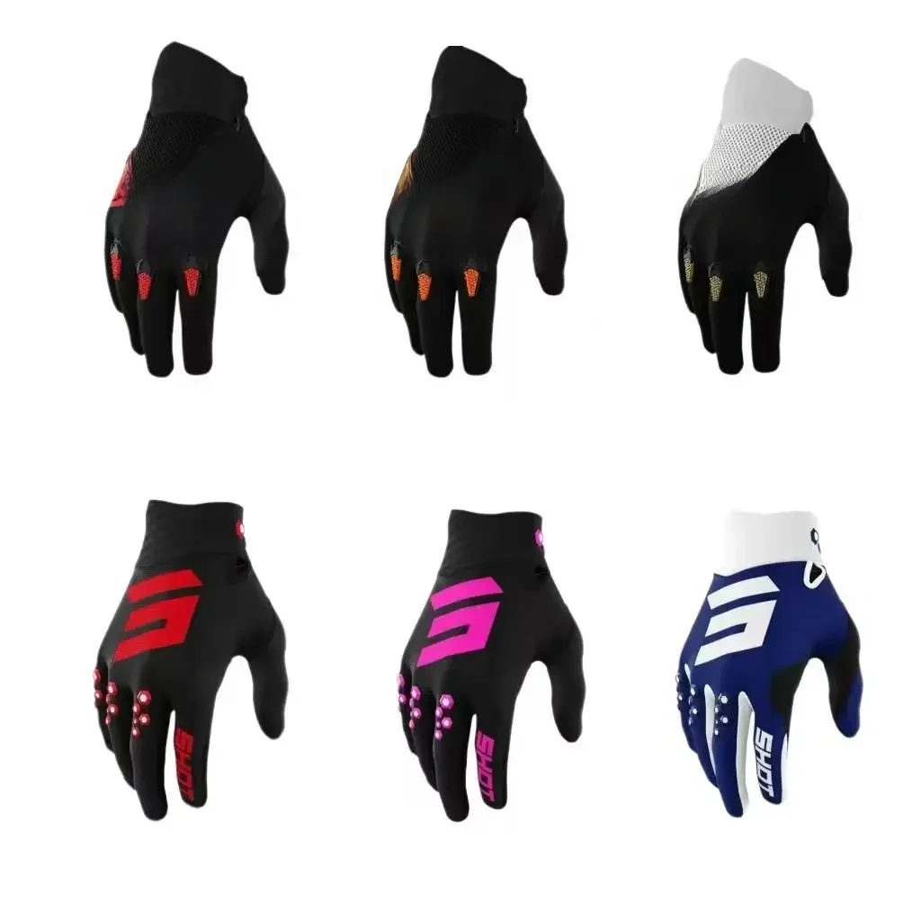 AliExpress shot 25 New Spring/Summer Thin Breathable Anti Friction Palm Thickened Cycling Gloves Outdoor Sports