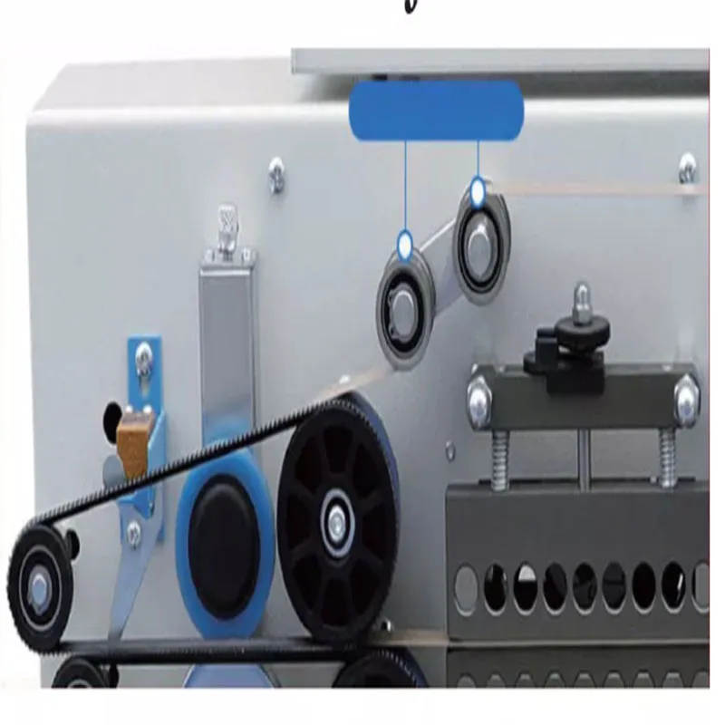 Continuous Band Sealing Machine Automatic Vertical Sealer Heat Sealing Machine For Plastic Bag &Film Seal Packing Machine