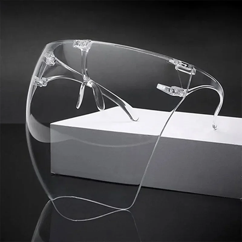AliExpress EOENKK Full face high-definition transparent anti fog and splash protective mask, high transparency goggles, nail tools