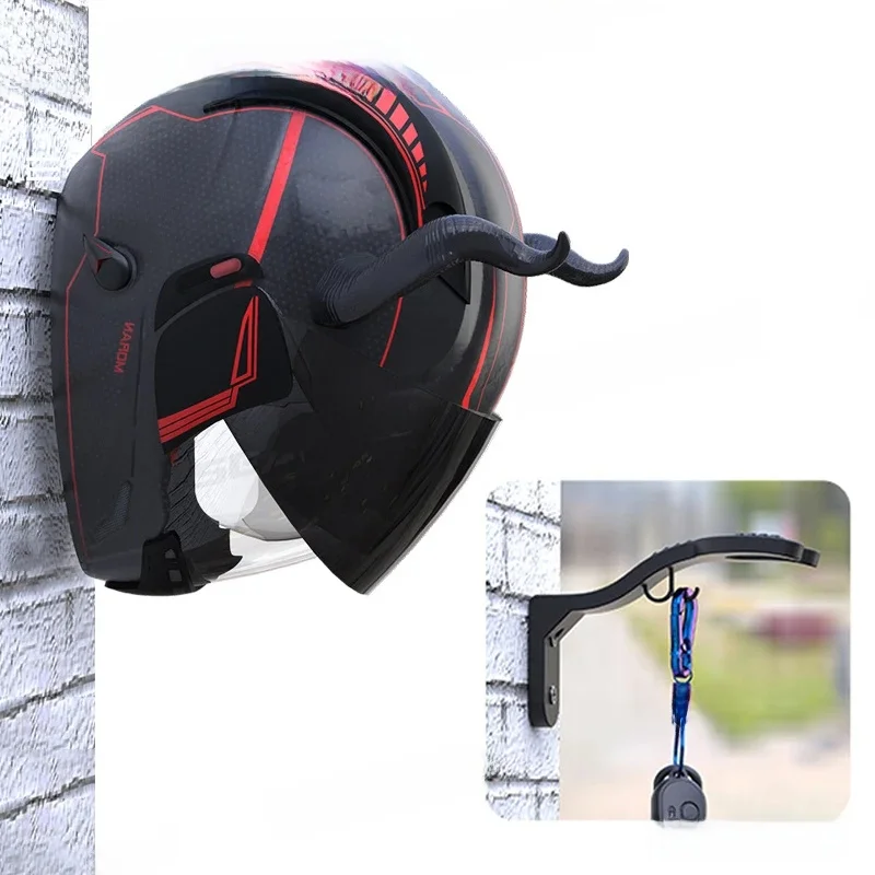 SEAMETAL support de casque de moto support de casque mural cintre de casque pour clés porte-casque cintres muraux de casque de moto