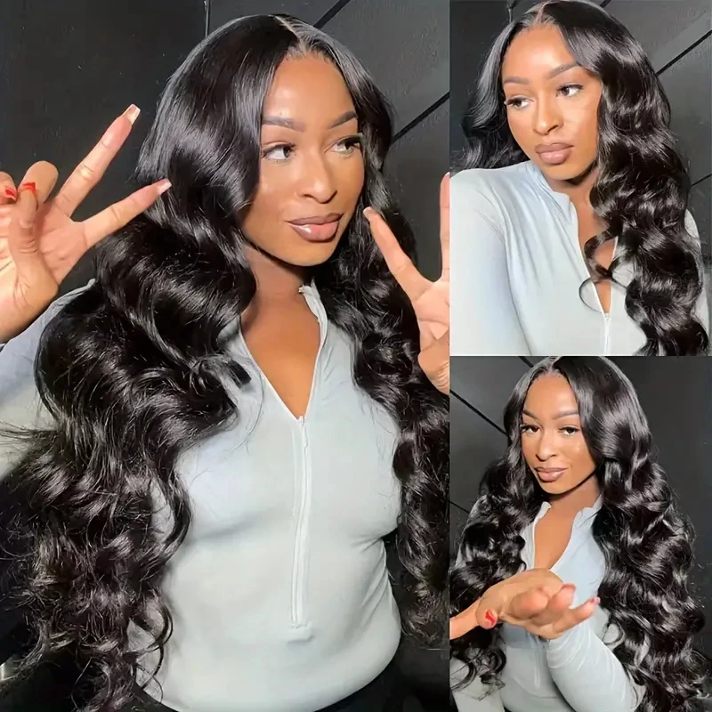 Alimice 13x4 Wigs Body Wave Lace Front Wig Pre Plucked For Women Human Hair