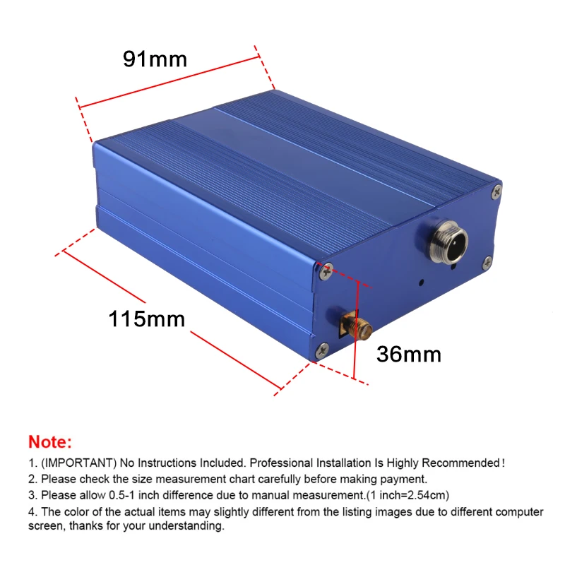 Electric Exhaust Cutout Valve Kit Universal Multi‑Angle Mode With Remote Controller For Car Exhaust Pipe 51/60/63/70/76MM