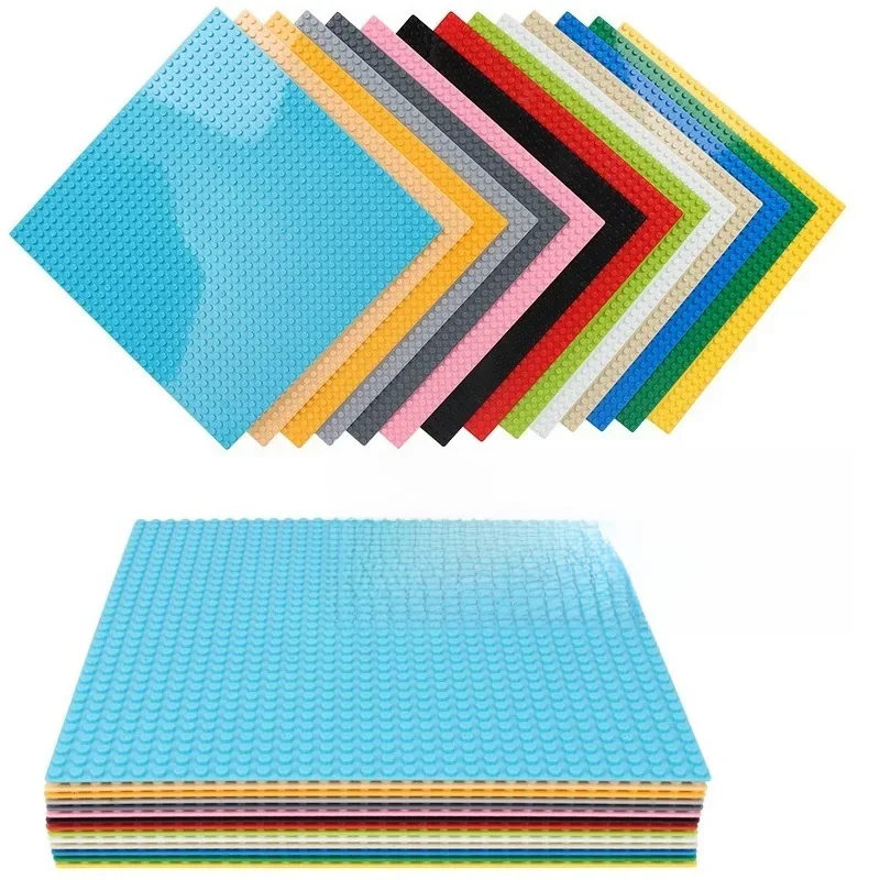 Plaques de Base classiques, blocs 32x32 32x16 points, plaques de base de construction en plastique ABS, assemblage de briques, route de ville MOC Friends, jouets de ville, 3 pièces