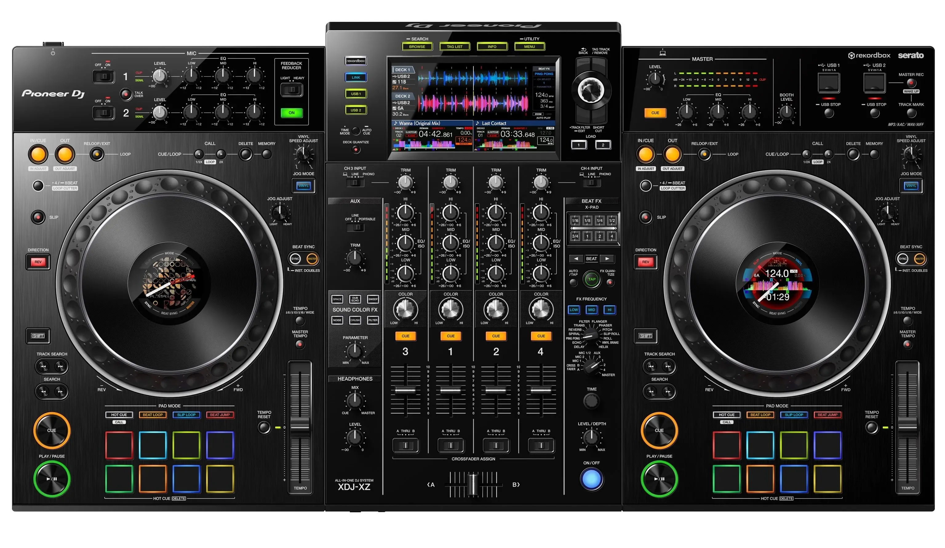 

СОВЕРШЕННО НОВЫЙ автономный DJ-контроллер Pioneer dj XDJ-XZ