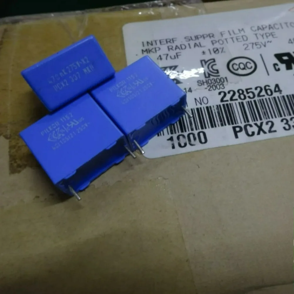 

10pcs/lot MKP337 0.47uf 275vAC 470nf u47 474 K Brand New 15mm Film Capacitor PCX2337F7G474