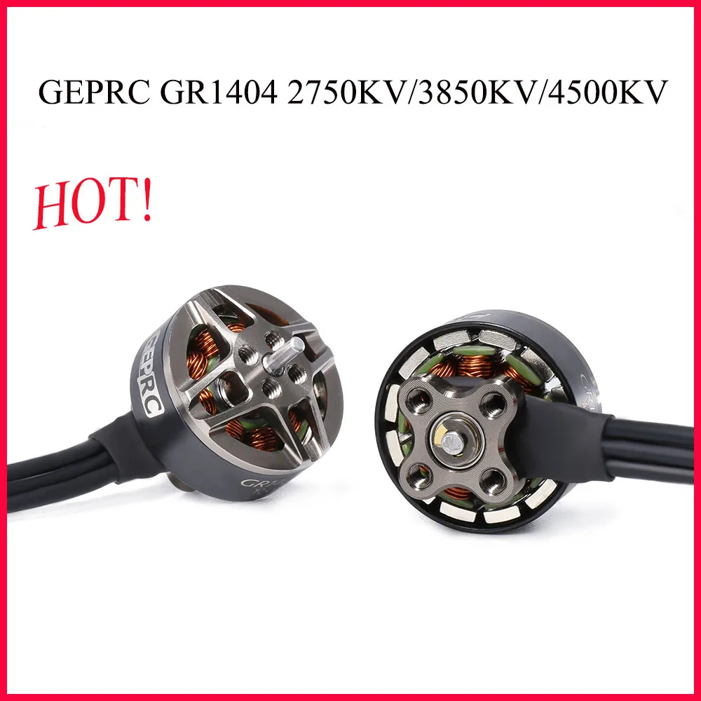 GEPRC GR1404 2750KV/3850KV/4500KV Brushless Motor Suitable for Crocodile Baby 4 Drone RC FPV Quadcopter Replacement Accessories