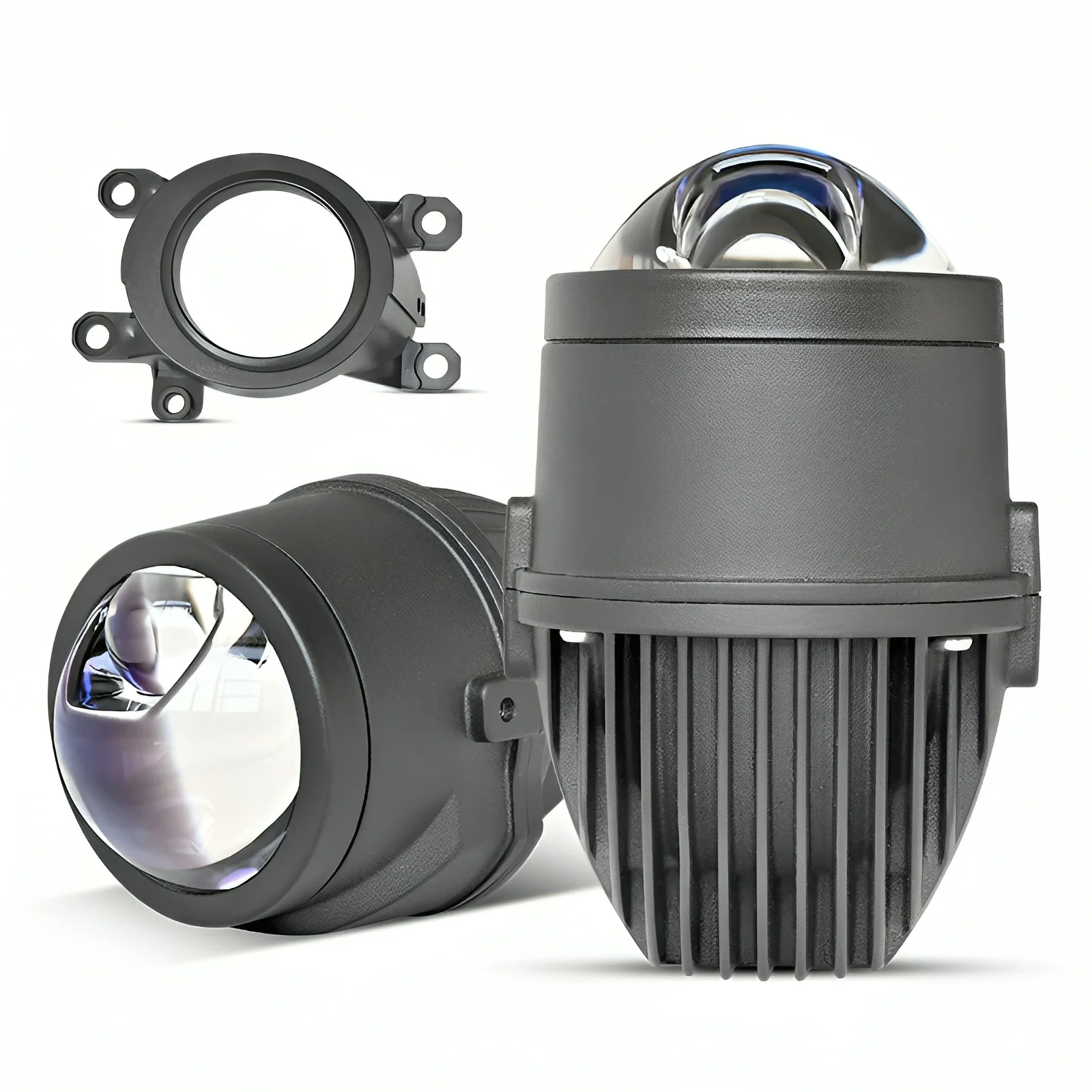 Car LED fog light dual light lens 2.0 inch with direct laser type super bright far and near integrated 2 inch fog light