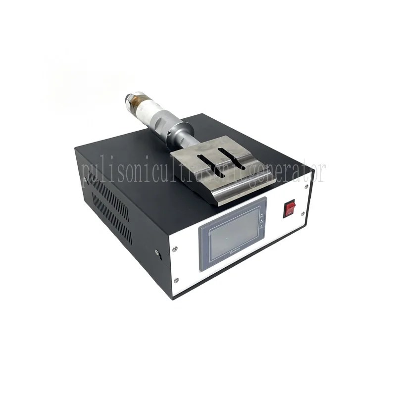 Plastic Welder Ultrasonic Generator And Converter With 120mm 8mm Titanium Alloy Horn 20Khz