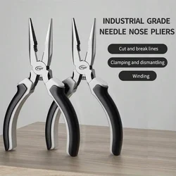 1pc, 6 Inch Long Pointed Nose Pliers, Industrial Grade Pliers, DIY Jewelry Making, Precision Tip Pliers, Suitable For Home, Fish