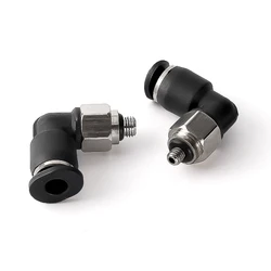 Pneumatic Fittings Mini Quick Connector PL Elbow Male Threaded M3/M5/M6 Connect Hose OD 3 4 5 6mm Quick Push In Air Water Pipe