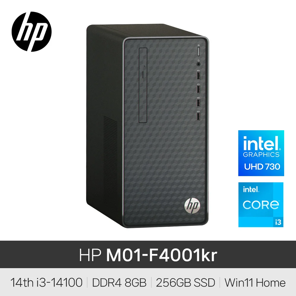 HP Desktop M01-F4001KR PC 14th generation i3 8GB 256GB Win11