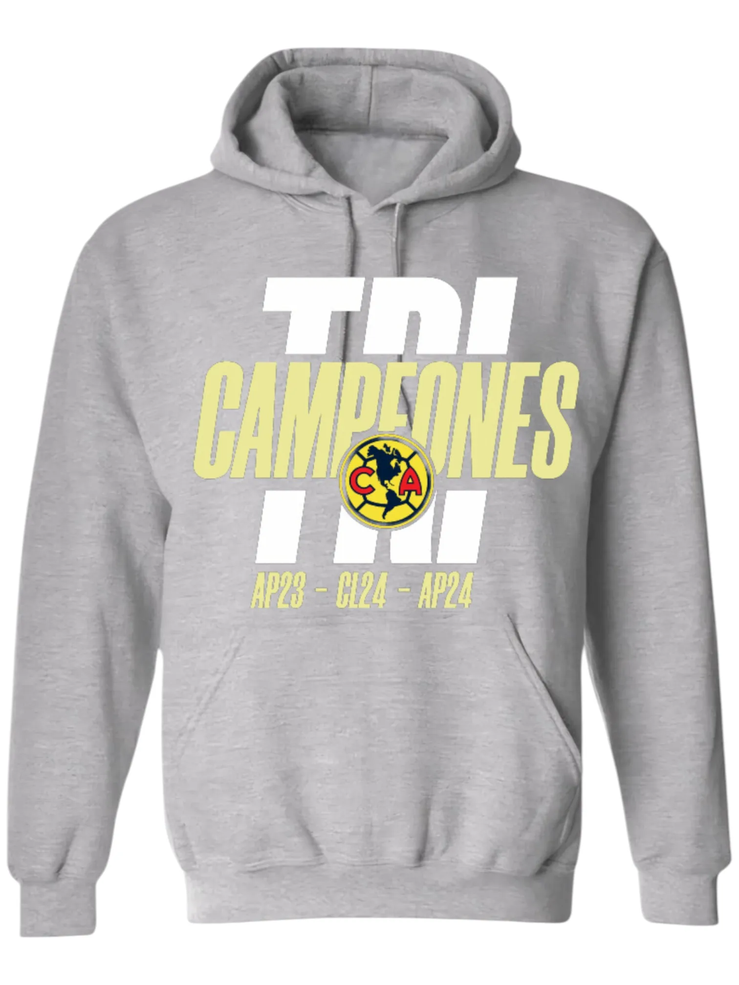 HOODIE sweatshirt america tricampeon AP23 - CL24 - AP24 Champions three-time champions