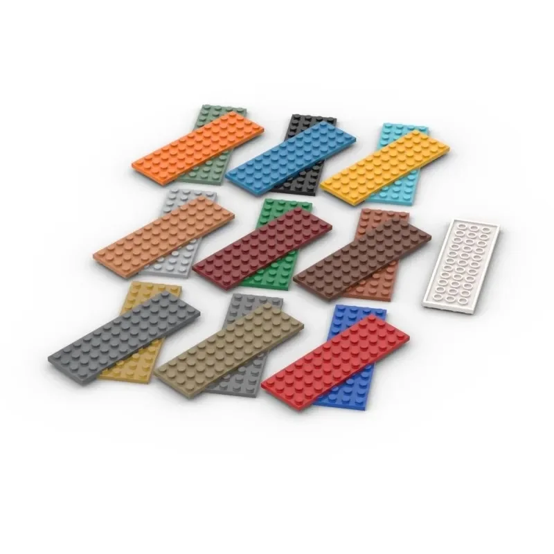 20Pcs MOC Parts 3029 Plate 4 x 12 Compatible Bricks DIY Assmble Building Blocks Particle Kids Puzzle Brain Toy Birthday Gift