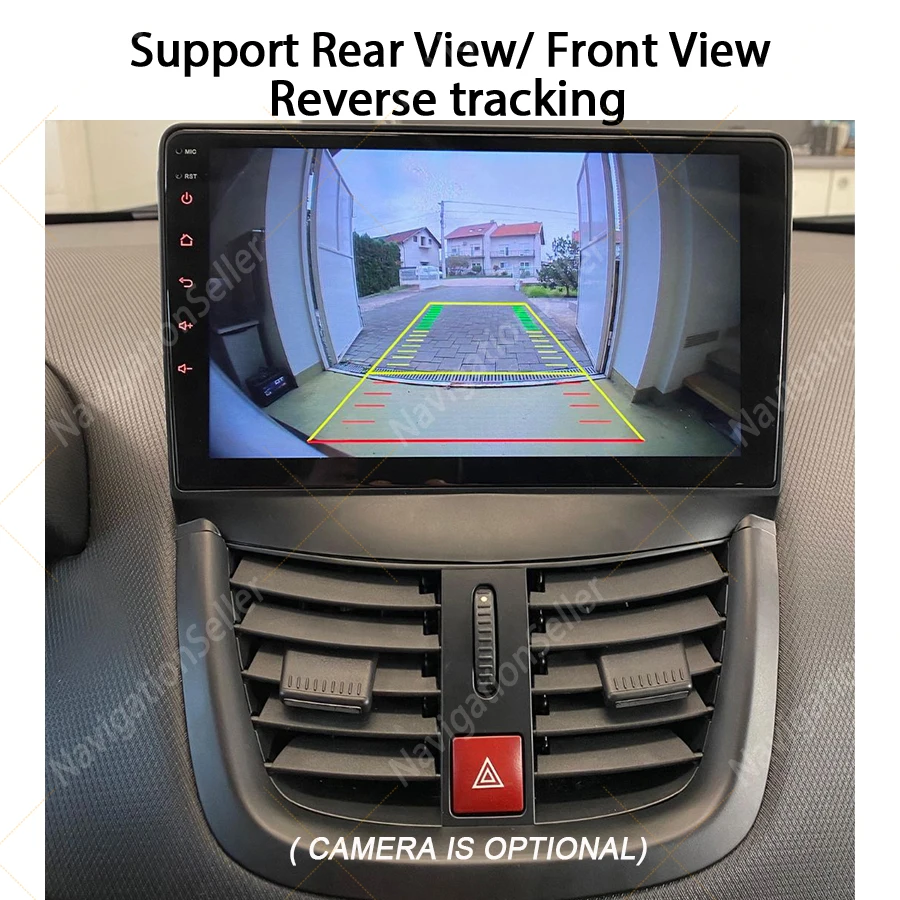 Android Auto para Peugeot 207 207CC 2006-2015 Android Carplay pantalla táctil sistema Multimedia navegación Gps Tiktok Spotify Wifi