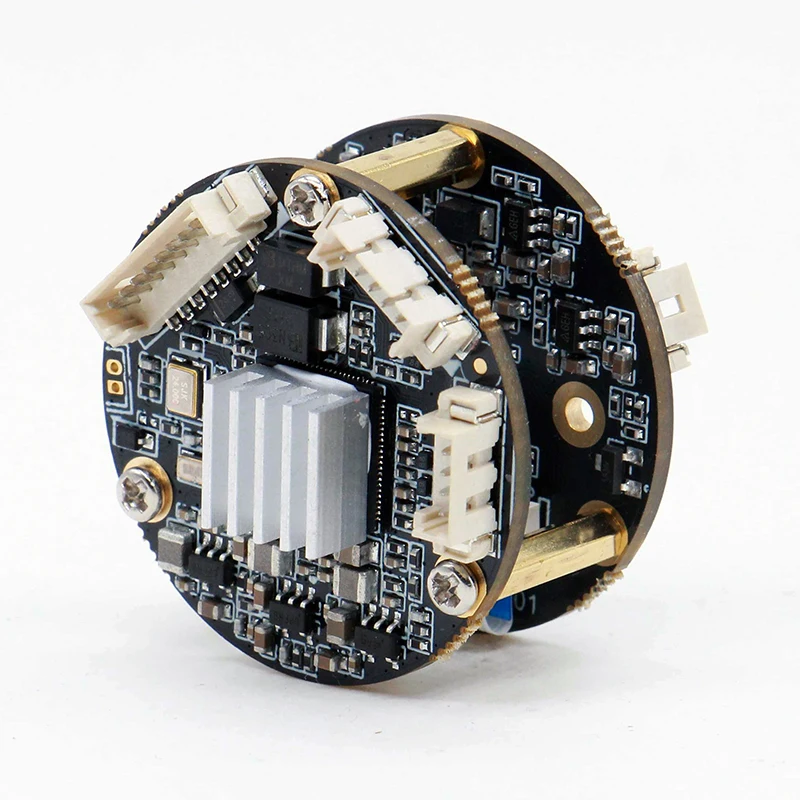 5MP 30fps Starvis 2 Mini IMX675 IP Camera Module Hi3516CV610 Smart Security Network CCTV PCB Round Camera Board SIP-K675C6M