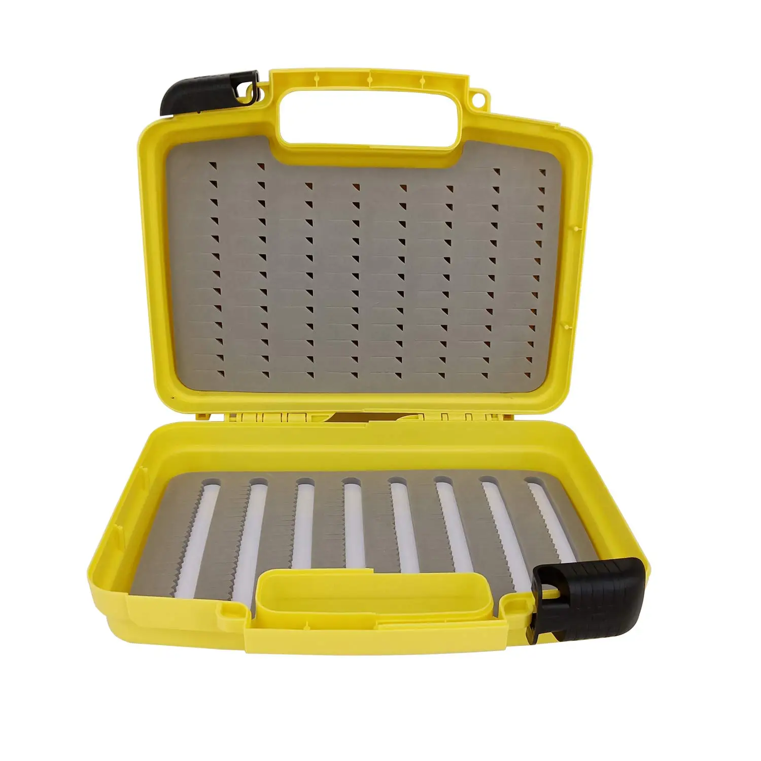 Aventik Best Quality Plastic Click Lock Streamer Fly Fishing Box Large Size Saltwater Boating Box With High density Slit Foam