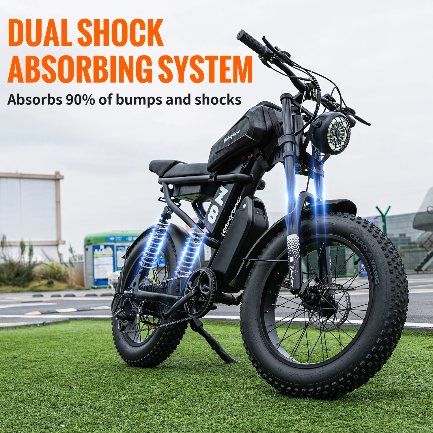 Z8PRO 31.2AH 大人用モペッドスタイル電動自転車  - 48V 1500W Rear Hub Motor With Battery のレビューと価格
