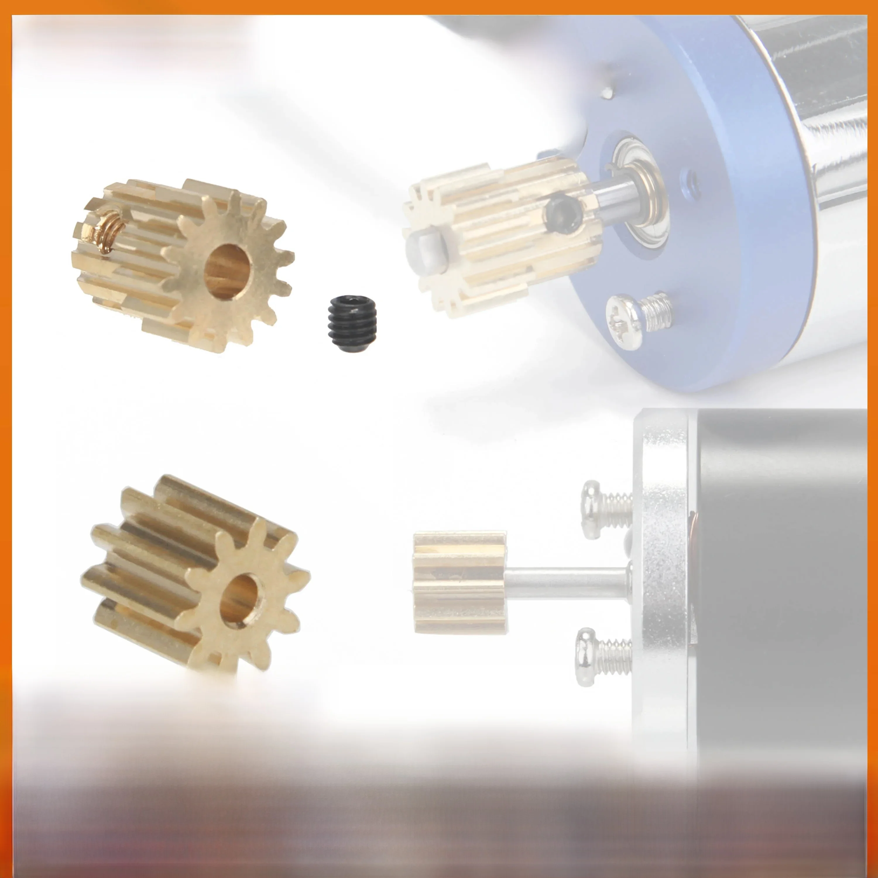 Pignon de moteur en cuivre 10T 14T, engrenage métallique pour voiture RC chenille modèle MN MN82 MN78 MN99S MN168 MN86 MN128, pièces de moteur de jouet, accessoires