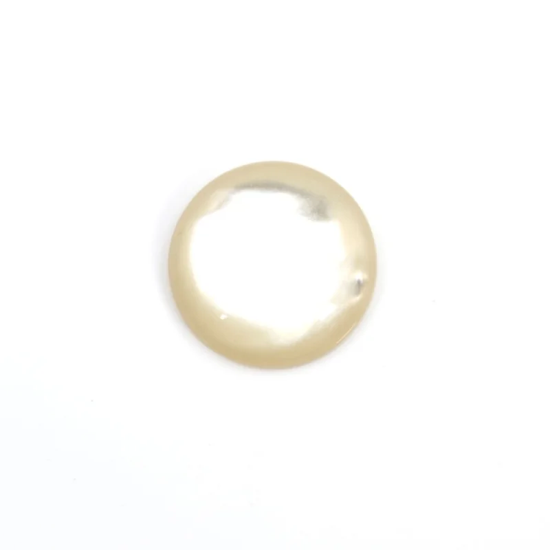 5pcs White Shell Mother-of-Pearl Round 2-16mm Cabochon Loose Stones for Jewelry Making Ring Pendant DIY