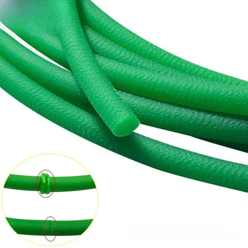 Courroie d'entraînement en polyvr vert rond, respectueux de l'environnement, diamètre de la rette fondable, 1.5mm, 2mm, 2.5mm, 3mm, 3.5mm, 4mm, 5mm, 6mm, 7mm, 8mm, 10mm, 12mm