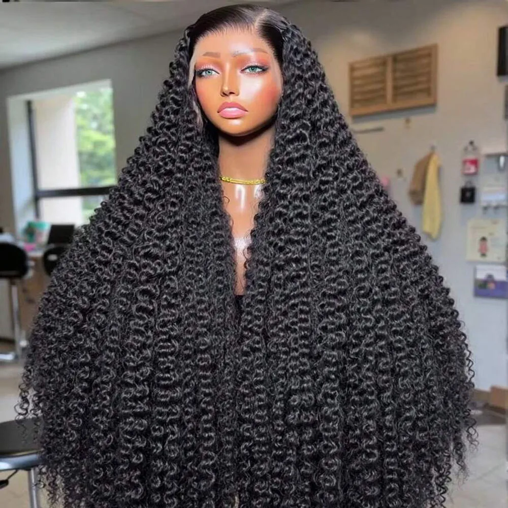 

13X4 13X6 5×5Water Wave Hd Прозрачные парики фронта шнурка Глубокая волна Кружева фронтальная часть Предварительно выщипанные вьющиеся парики из 100% человеческих волос Плотность 250