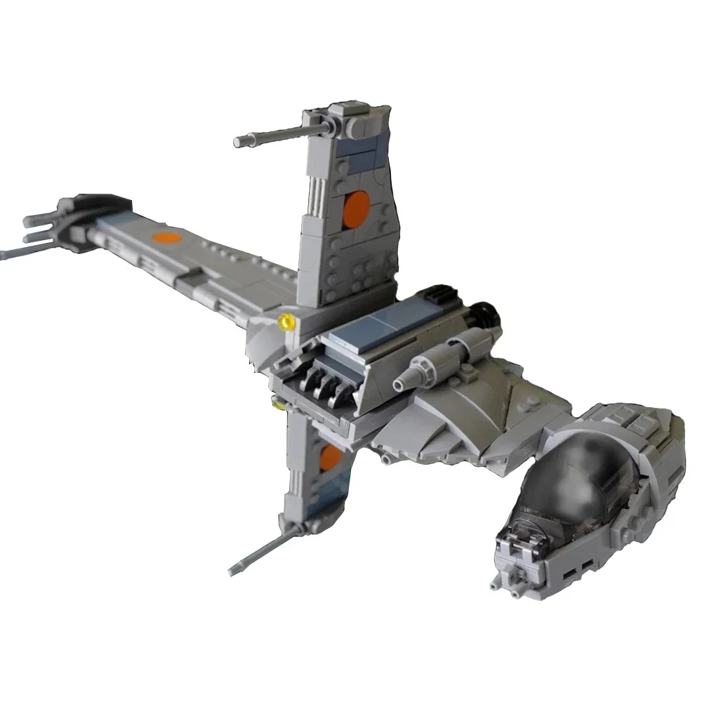 Armes de guerre spatiale b-wing, 652 pièces, vaisseau spatial MOC, modèle de combat, blocs de construction d'avion, assemblage de support, jouets pour enfants, bricolage, cadeau pour garçons