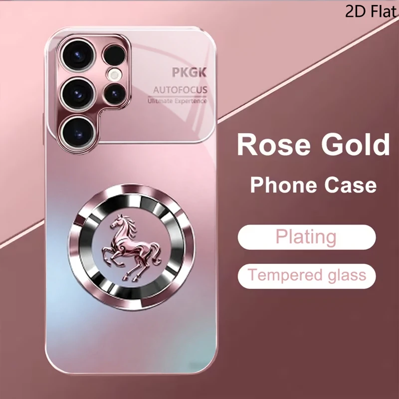 Horse Mar For Samsung Galaxy S24 S25 S26Ultra S23 S22 S21PLUSFE A55 A54 A52 A35 A15 Phone Cover Shockproof Protective Back Cover